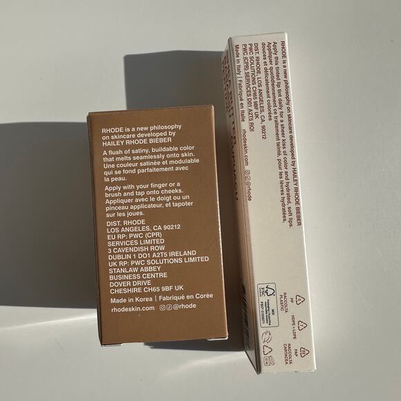 Rhode Peptide Lip Tint Cinnamon Roll and Pocket Blush Toasted Teddy Birthday Set - Picture 13 of 16